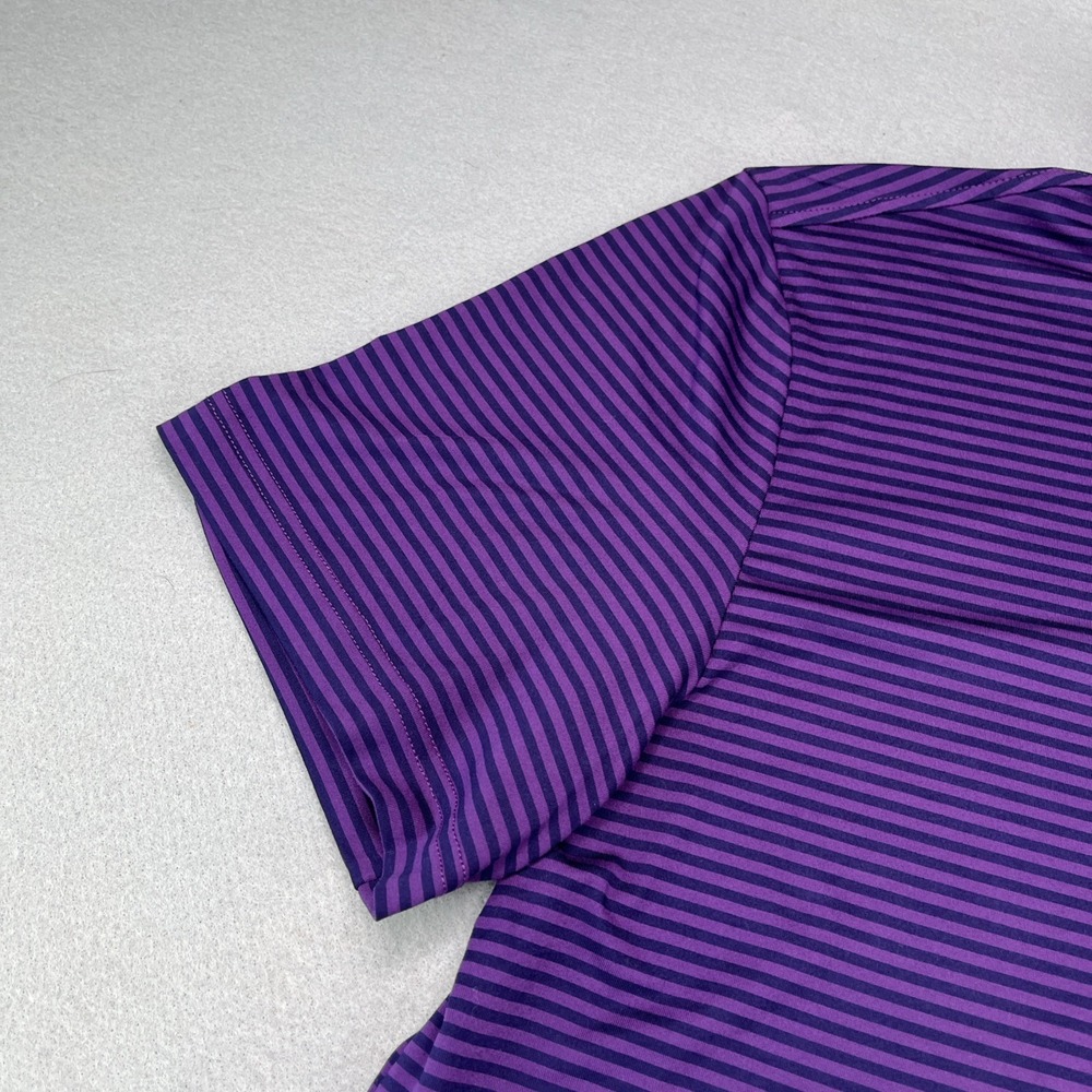 NWT Izod Swingflex Elite Golf Polo Shirt Imperial Purple Men's Size Large UPF-50 - Picture 2 of 15